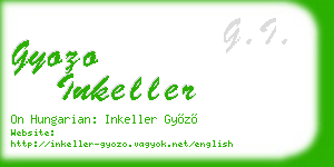 gyozo inkeller business card