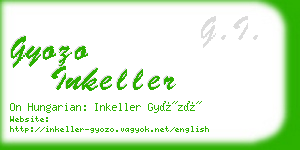 gyozo inkeller business card